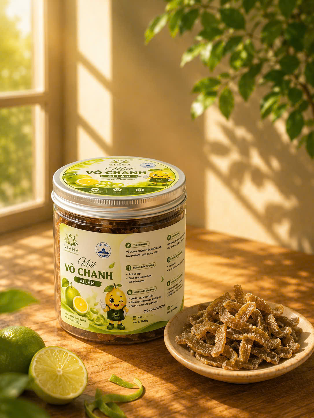 Mứt vỏ chanh Ái Lâm - 300g